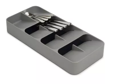 JJ-Organizer na sztućce L DrawerStore szary