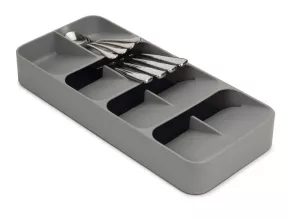 JJ-Organizer na sztućce L DrawerStore szary