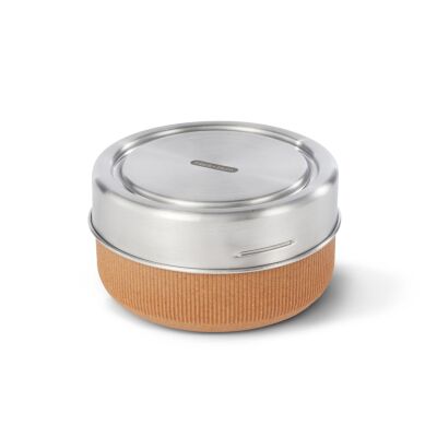 BB-Lunch bowl szklany L, migdałowy