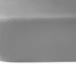 Prześcieradło satyna bawełniana popiel 024/160x220 - 2