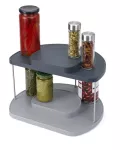JJ-Dwupoziomowy organizer CupboardStore szary - 2