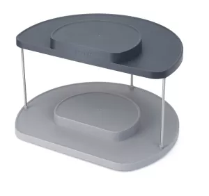 JJ-Dwupoziomowy organizer CupboardStore szary