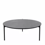 Savoye Coffee Table 90 cm Diam. Ceramic Grey - 2