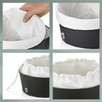 KELA-Koszyk na pieczywo S czarny/biały Grana - 3