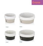 KELA-Koszyk na pieczywo S czarny/biały Grana - 8