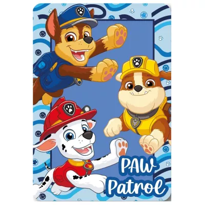 Koc polarowy 100x140 Psi Patrol niebieski 5432