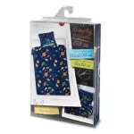 Pościel bawełna 160x200+1p70x80 Kosmos granat - 2