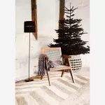 Fotel z drewna tekowego z rattanem cane Madam Stoltz - 4