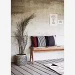 Fotel z drewna tekowego z rattanem cane Madam Stoltz - 5