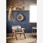 Fotel z drewna tekowego z rattanem cane Madam Stoltz - 3