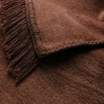 Koc T Bawełniany/BA885/150x200 brąz - 4