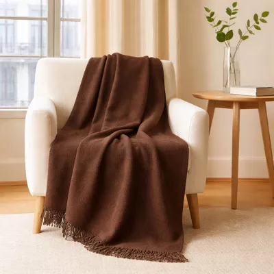 Koc T Bawełniany/BA885/150x200 brąz