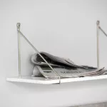 Zestaw 2 wsporników złote półki pojemniki House Doctor - 2