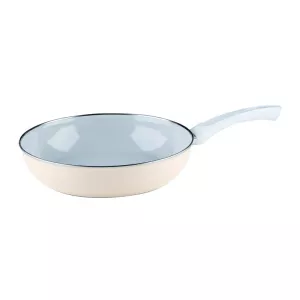 Patelnia ceramiczna z pokrywką Riess Avorio 28 cm seria Premium