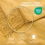 Koc T Bawełniany/BA866/150x200 musztarda - 9