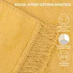 Koc T Bawełniany/BA866/150x200 musztarda - 8