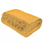 Koc T Bawełniany/BA866/150x200 musztarda - 2