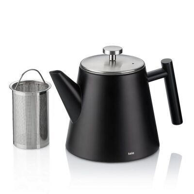 KELA-Dzbanek z zaparzaczem 1 l czarny mat Modena