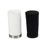 KELA-Zestaw 5 noży w bloku 6el. biały czarny Acida - 4