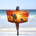 Ręcznik plażowy mikrofibra 100x180 H140 - 2