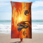 Ręcznik plażowy mikrofibra 100x180 H140 - 3