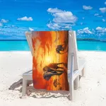 Ręcznik plażowy mikrofibra 100x180 H140 - 5