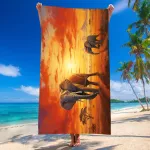 Ręcznik plażowy mikrofibra 100x180 H140 - 4