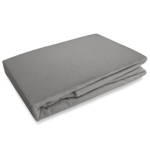 Prześcieradło flanela z gumką SZARY/90x200