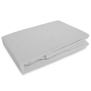 Prześcieradło flanela z gumką POPIEL/220x200