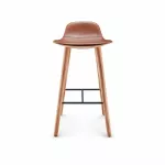 Eva Solo Abalone bar H75 Oak nature, leather Cognac - 2