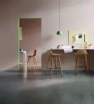 Eva Solo Abalone bar H75 Oak nature, leather Cognac - 3