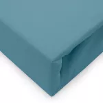 Prześcieradło jersey elastan z gumką BLUE/NIEBIESKI/90x200x30 - 3