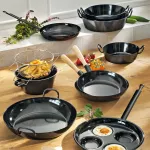 Duży garnek gastronomiczny 18 l czarny Riess - 2