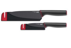JJ-Zestaw 2 noży z ostrzałkami Slice&Sharpen czarn