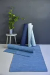 Dywan niebieski bawełniany 140x200 cm Rug Solid