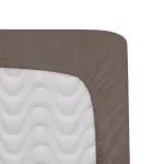 Prześcieradło satyna bawełniana z gumką sepia 043/140x200 - 3