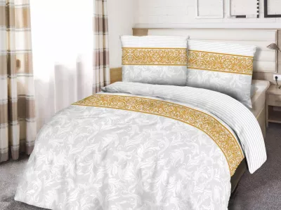 Pościel satyna bawełniana ANGELICA WHITE/180x200 EXCLUSIVE (promocja)