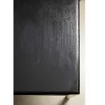 Biurko z 2 szufladami drewniane czarne EMS Nordal - 5