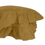 Poszewka bawełniana komplet ECRU OLIVE/2x40x40 STONEWASHED - 4