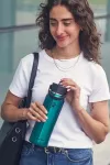 HF-Butelka 32 oz z nakrętką ze słomką, szmaragdowa - 6