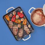 KELA-Płyta żeliwna grillowa emalia czarna Calido - 3