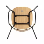 Dosina Dining Chair Upholstery and Armrests, Oak Cognac - 6