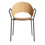 Dosina Dining Chair Upholstery and Armrests, Oak Cognac - 3