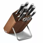 Zestaw Noży Kuchennych Wüsthof Classic Ikon – 8 Elementów w Bloku z Drewna Jesionowego, Niemiecka Jakość i Precyzja - 4