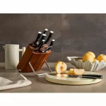 Zestaw Noży Kuchennych Wüsthof Classic Ikon – 8 Elementów w Bloku z Drewna Jesionowego, Niemiecka Jakość i Precyzja - 2