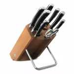 Zestaw Noży Kuchennych Wüsthof Classic Ikon – 8 Elementów w Bloku z Drewna Jesionowego, Niemiecka Jakość i Precyzja - 3