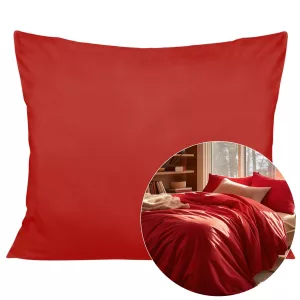 Poszewka satyna bawełna czerwony 029/50x60.