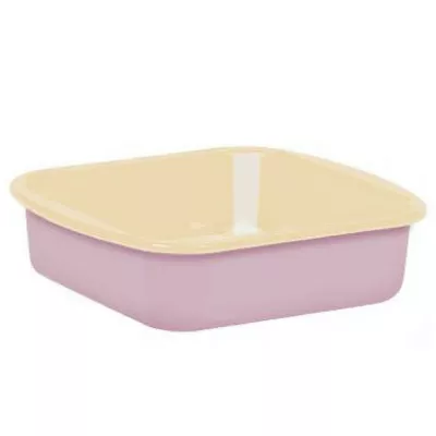 Brytfanna emaliowana różowa 25x20 cm Bunte Pastell