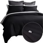 Pościel satyna bawełniana CIZGILI BLACK/160x200 EXCLUSIVE - 2