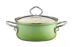 Zestaw garnków ceramicznych zielonych 5-częściowy Riess Smaragd - 4